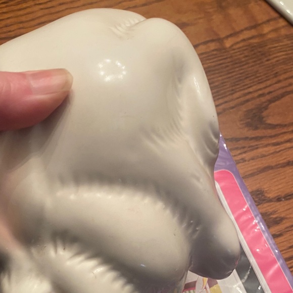 Avon White Rabbit Planter - Picture 8 of 11